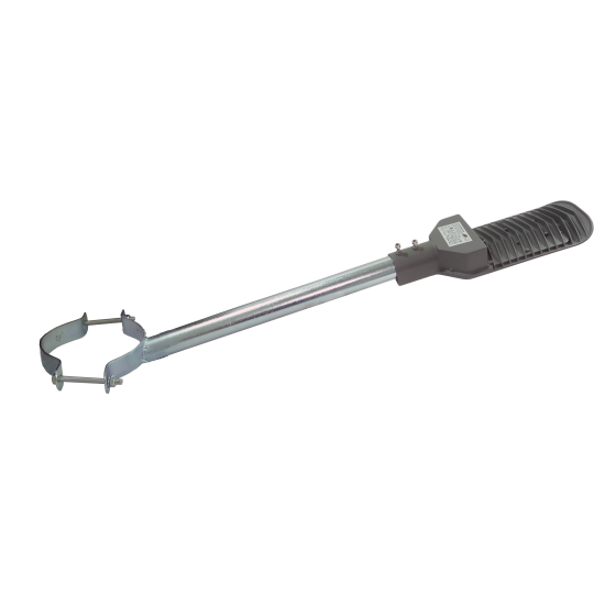 Nosač ulične svetiljke-LIRA 5/4" Ø42 M450001 130-150 mm ugao lire 30° 51 cm dužina — slika 2