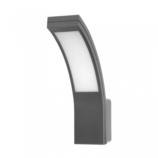 Lampa zidna spoljna Siva  AD-OP-6109GLPM4 10W 4000K LED  IP54 PIRYT ADVITI — slika 1
