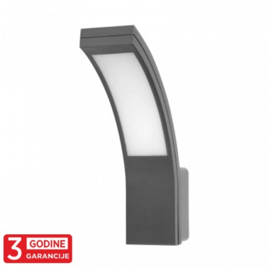 Lampa zidna spoljna Siva  AD-OP-6109GLPM4 10W 4000K LED  IP54 PIRYT ADVITI — slika 2