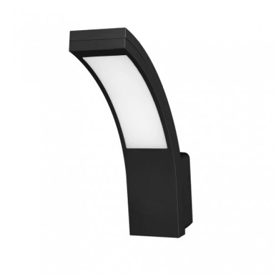 Lampa zidna spoljna Crna   AD-OP-6109GLPM4 10W 4000K LED  IP54 PIRYT ADVITI — slika 1