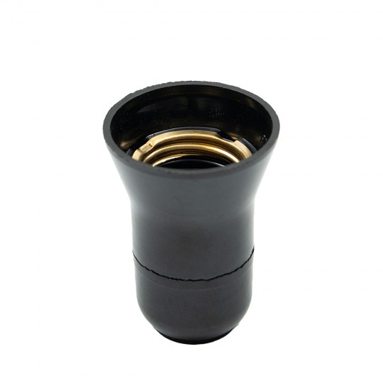 Grlo E27 bakelitno crno 305 mitea — slika 2