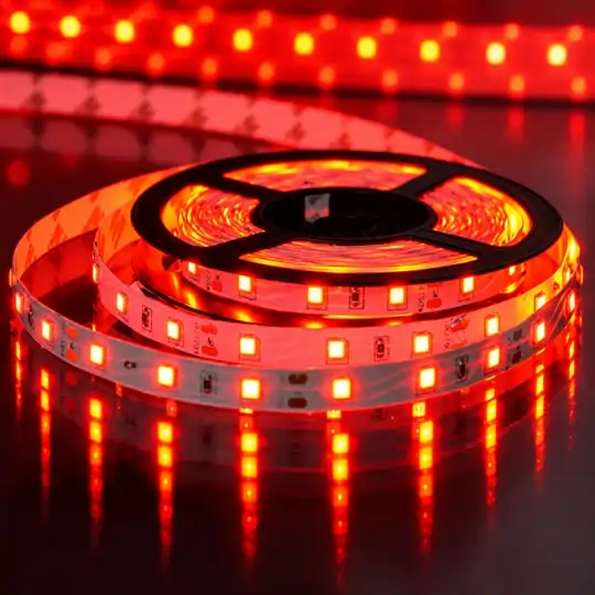 Traka LED crvena MLR-2835-60 5m 12V 60 LED/1m  IP20 4,8W — slika 1