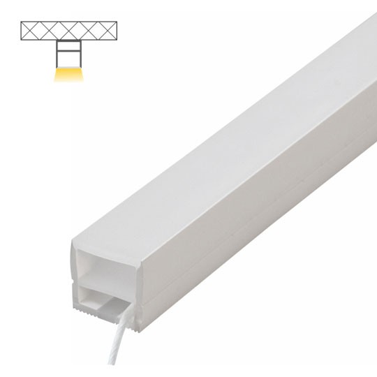 Profil silikonski za neon trake 14x14mm sa difuzerom 10m — slika 2