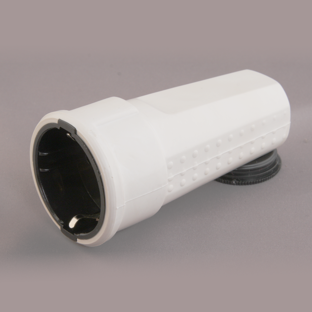 Dvopolna priključnica 10-16A/250V plastična — slika 1