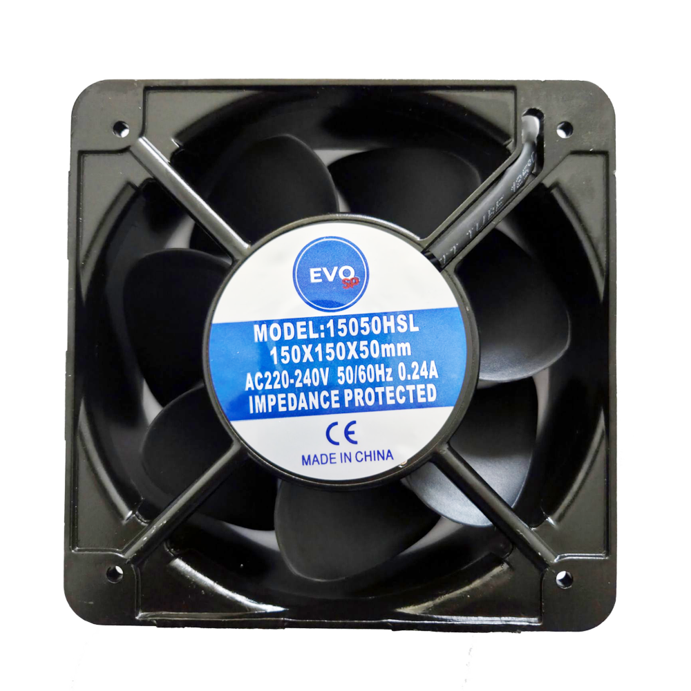 Ventilator elektromotora150x150mm 220V d50mm — slika 1