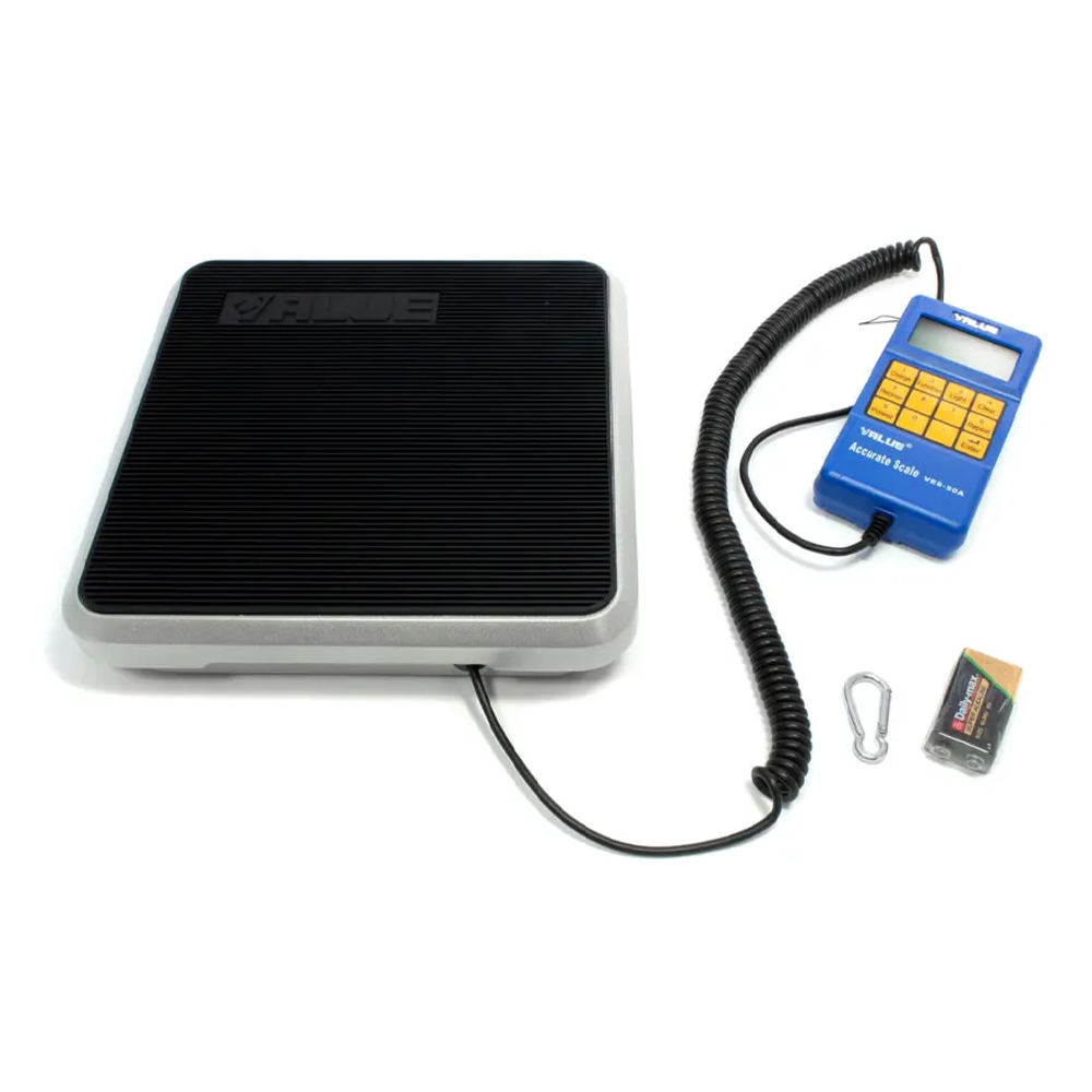 Digitalna vaga za freone Value VES-50A 50kg u koferu — slika 2