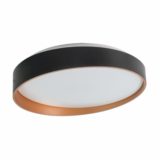 Plafonjera LED M205457 24W 6500K fi400  crno-zlatna plafonjera Mitea — slika 1