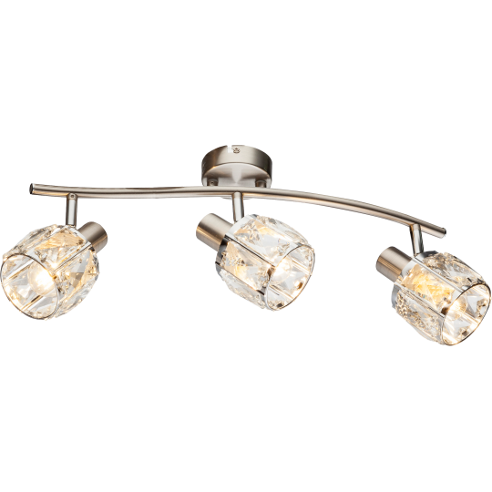 Lampa spot -S M160730  3xE14 40W Hrom-staklo — slika 1