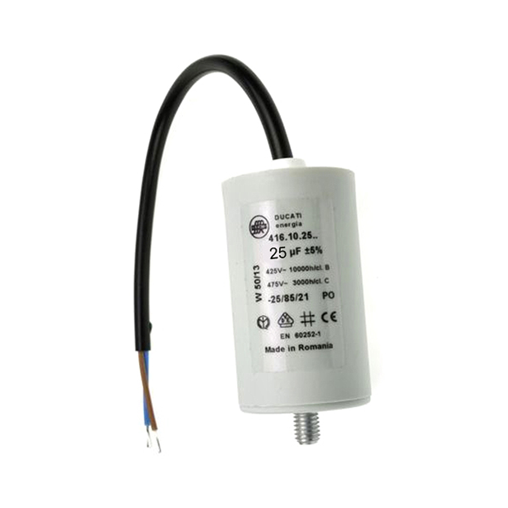 Kondenzator sa kablom Ducati 25μF 475V — slika 1