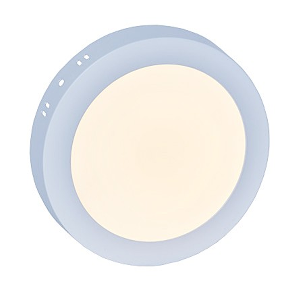 Panel LED nadgradni okrugli 18W 3000K — slika 1