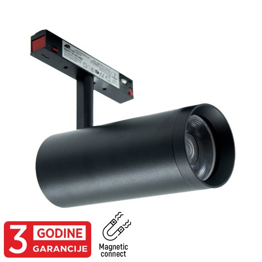 Reflektor  Magnetni šinski  M204031-145 4000K 20W 48V LED 24° 145x60x110mm — slika 3