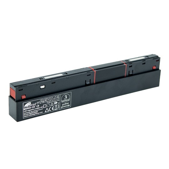 Svjetiljka magnetna linearna M204003-220 3000K 12W 48V LED  24° 220x22x45mm — slika 2