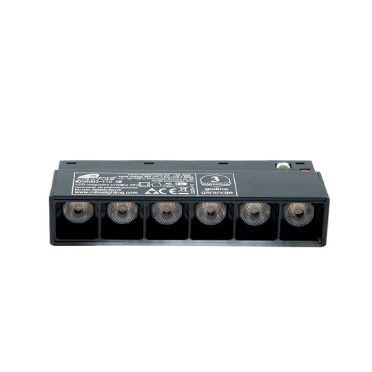 Svjetiljka magnetna linearna M204002-110 3000K 6W 48V LED  120° 110x22x45mm — slika 1