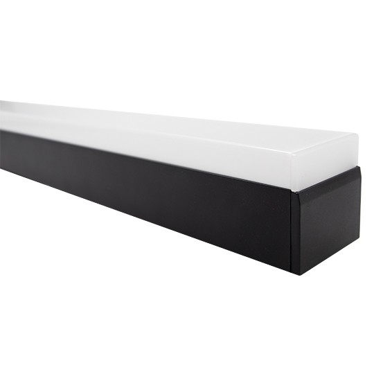 Svjetiljka linearna  (visilica ili nadgradna)M203840-C 30W 170~240V 3CCT 3000/4000/6500K crna L600 x W50 x H50mm LED)
 nizajuća (linkabilna) 3000lm Mitea Lightin — slika 1